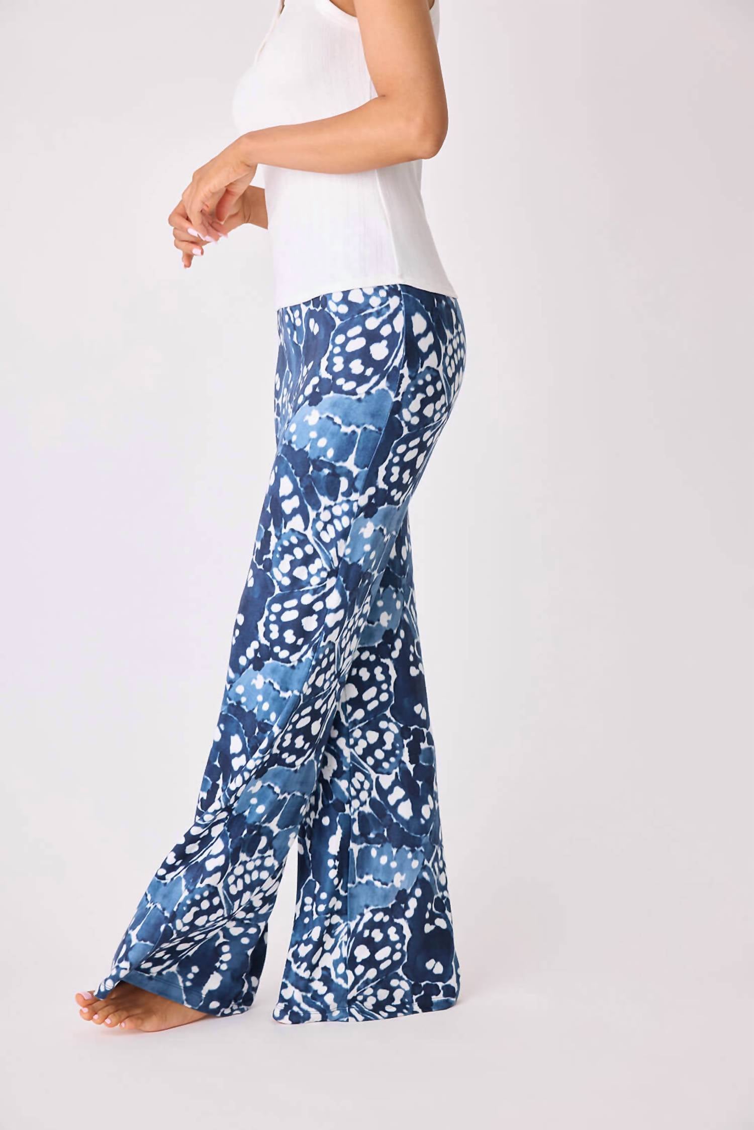 PJ Salvage Spread Your Wings Pants in navy blue - women's pants - view 4