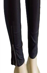 Coated Ankle Zip Jeans