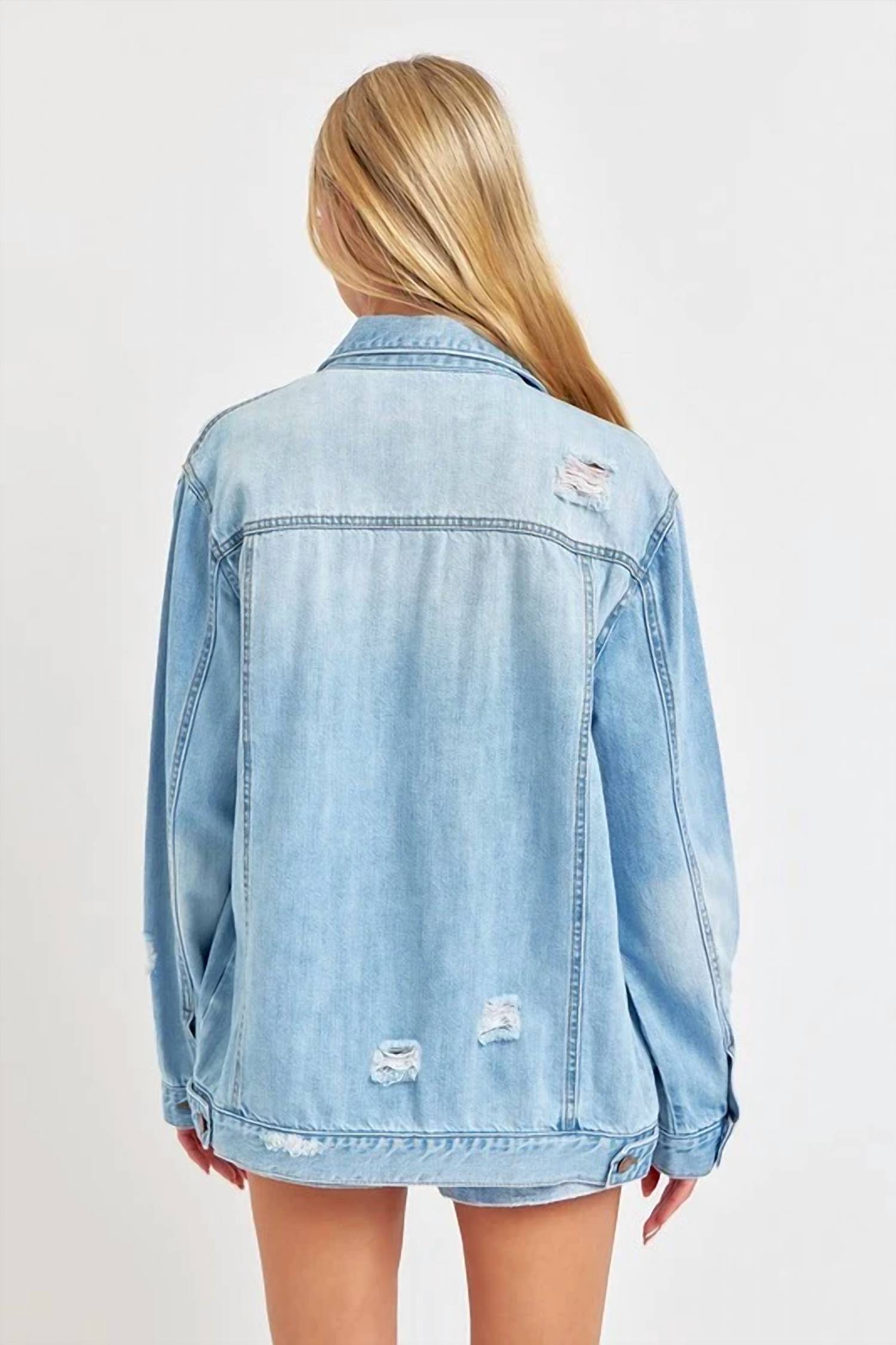 Risen - Loose Fit 90's Distressed Jacket