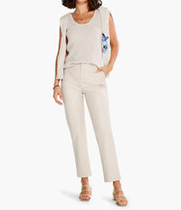 Nic + Zoe - Fraida Faux Leather Straight Leg Trouser