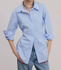 Mimosa - Fitted Collared Blouse