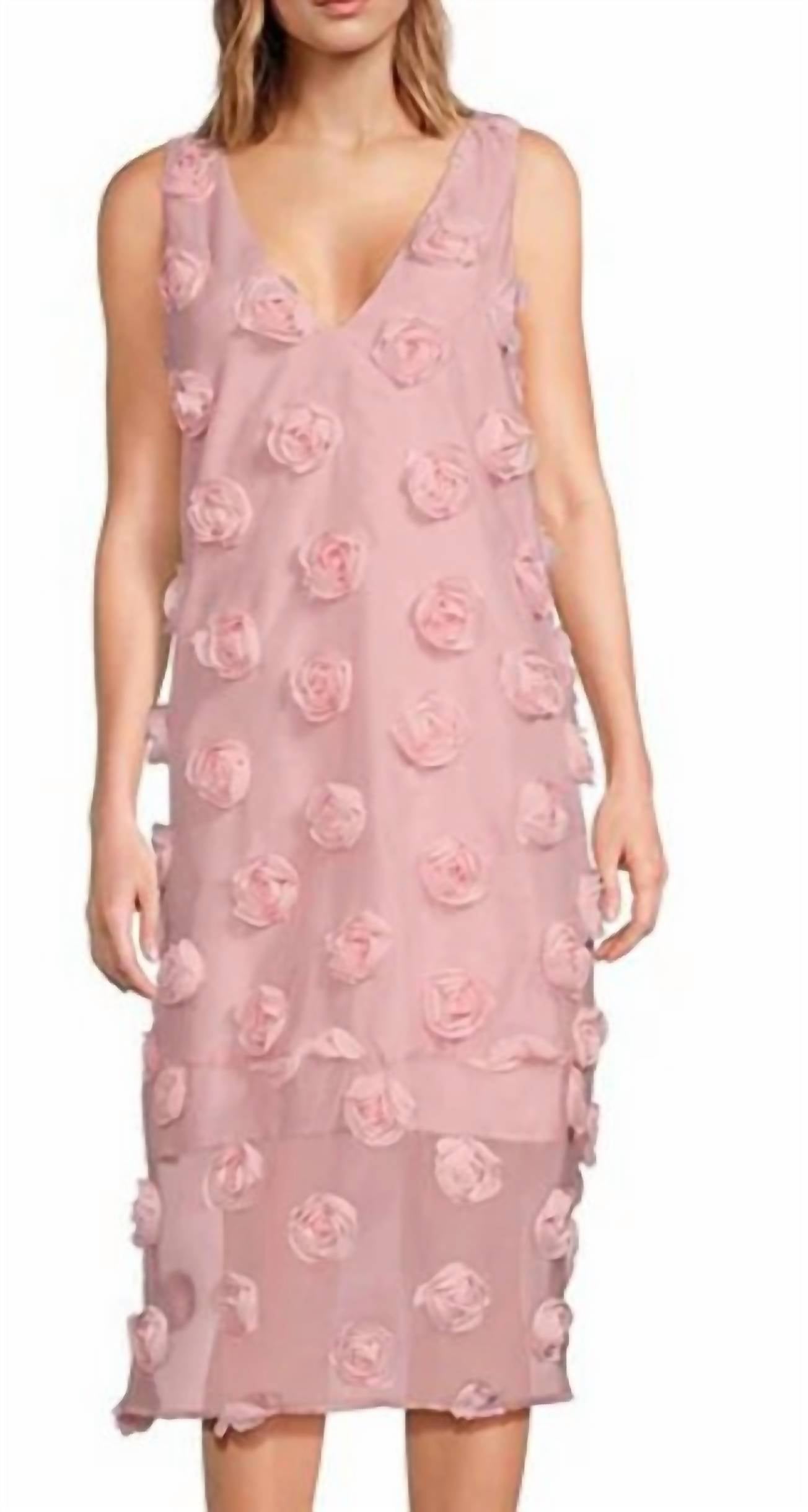 Corey Lynn Calter - Quinn Pink Rose Dress