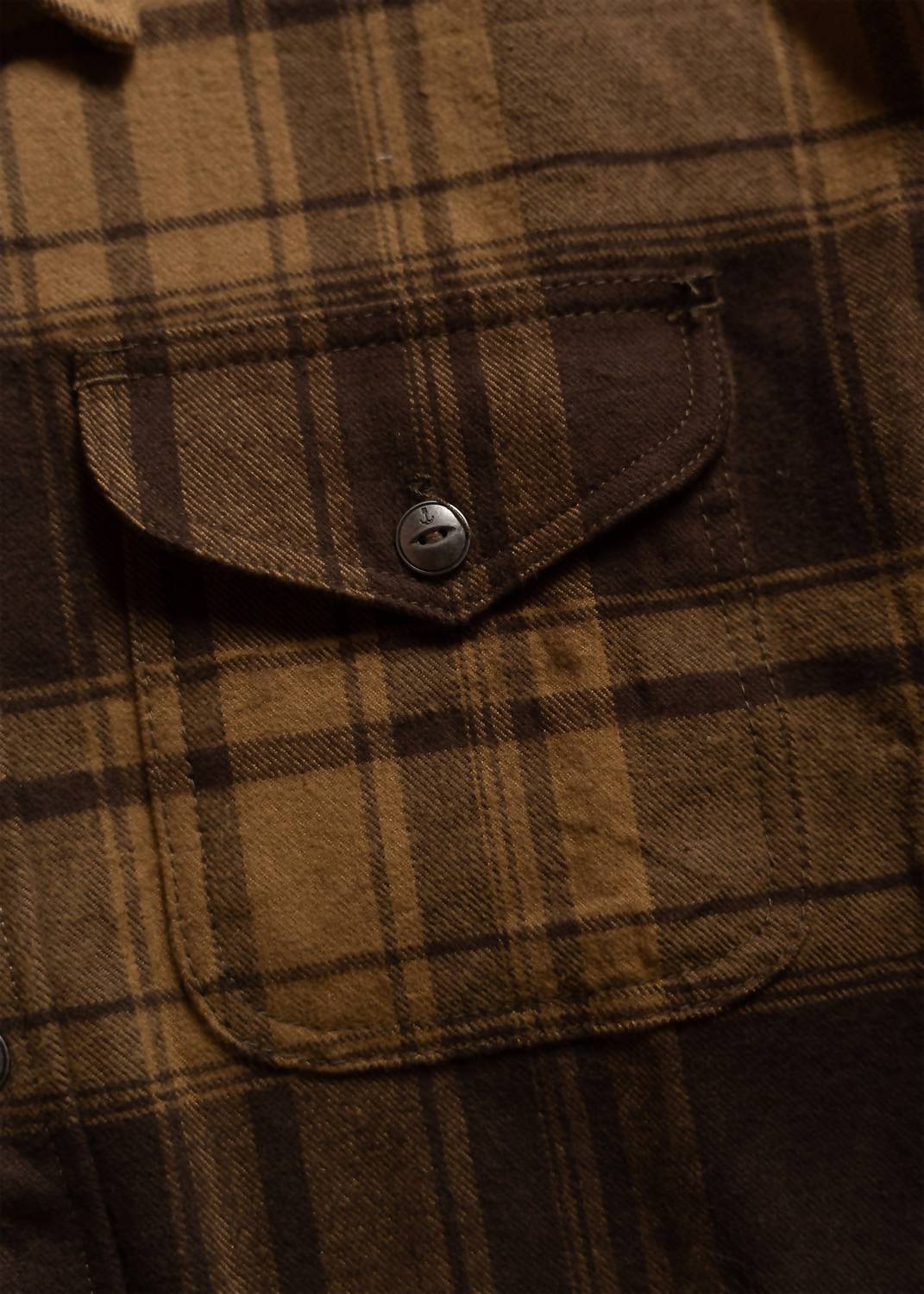 Iron & Resin Men's Slab Shirt in brown - men's shirt - view 4