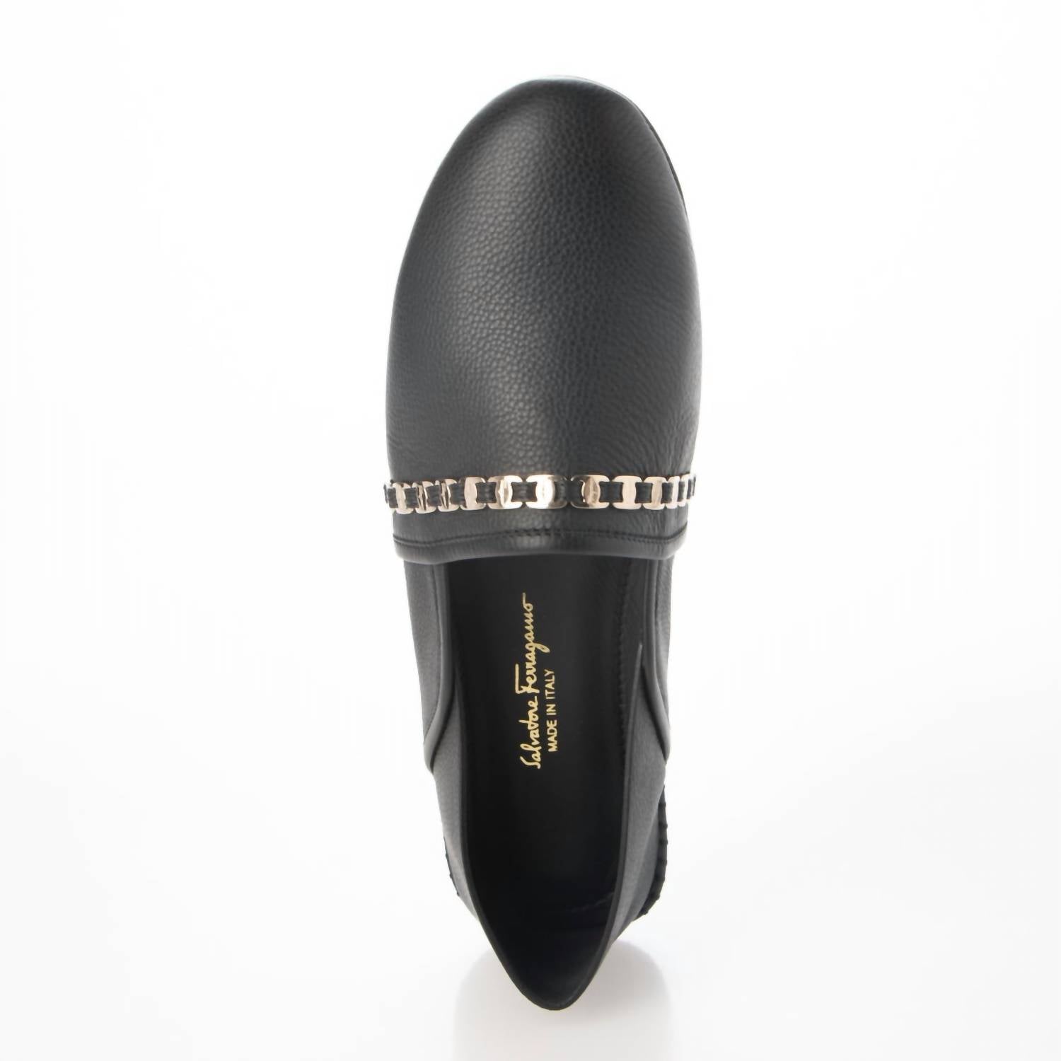 Salvatore Ferragamo - Women's Flat Leather Loafers