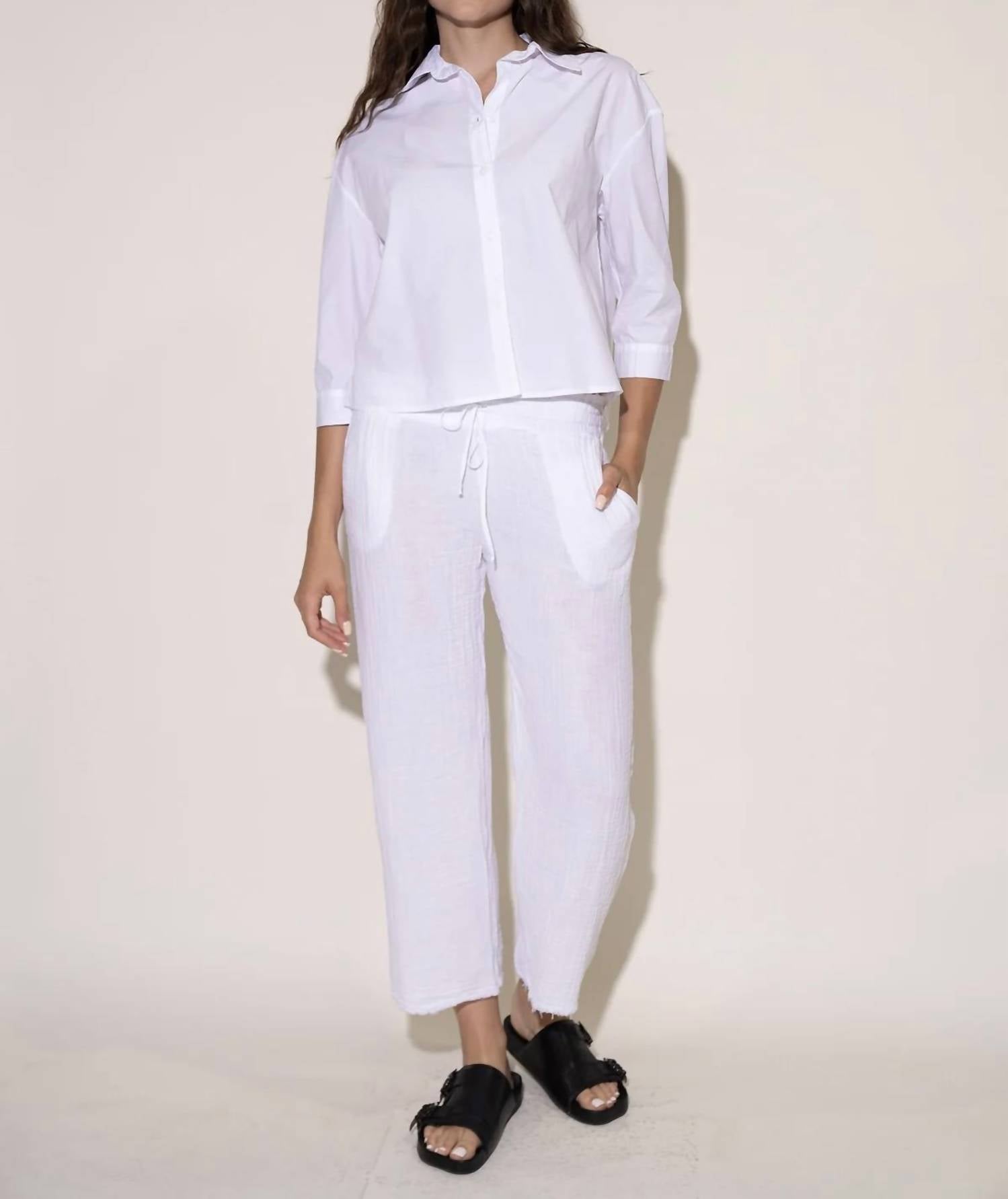 Starkx - Gauze Billy Pant Raw Hem