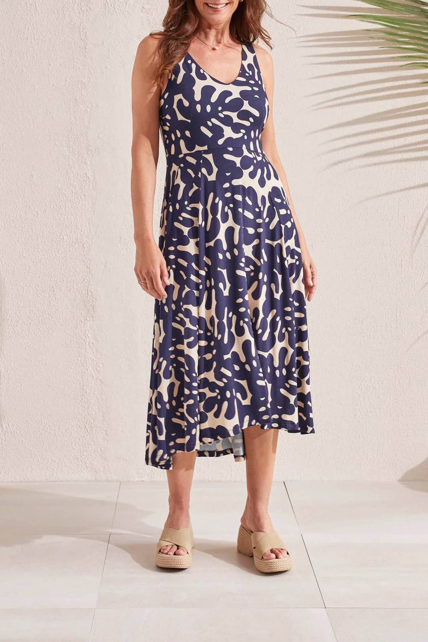 Tribal - Sleeveless High-low Dress