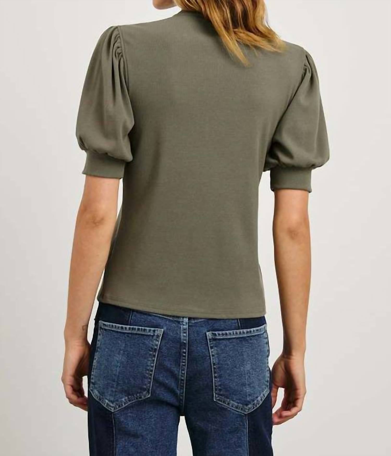 Rails - Jewel Elbow Sleeve Top