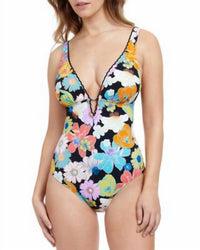 Profile By Gottex - Women's Rising Sun Deep V One Piece