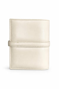 MARNI Women's Prisma Billfold Leather Wallet in lily white - women's bag - detail view