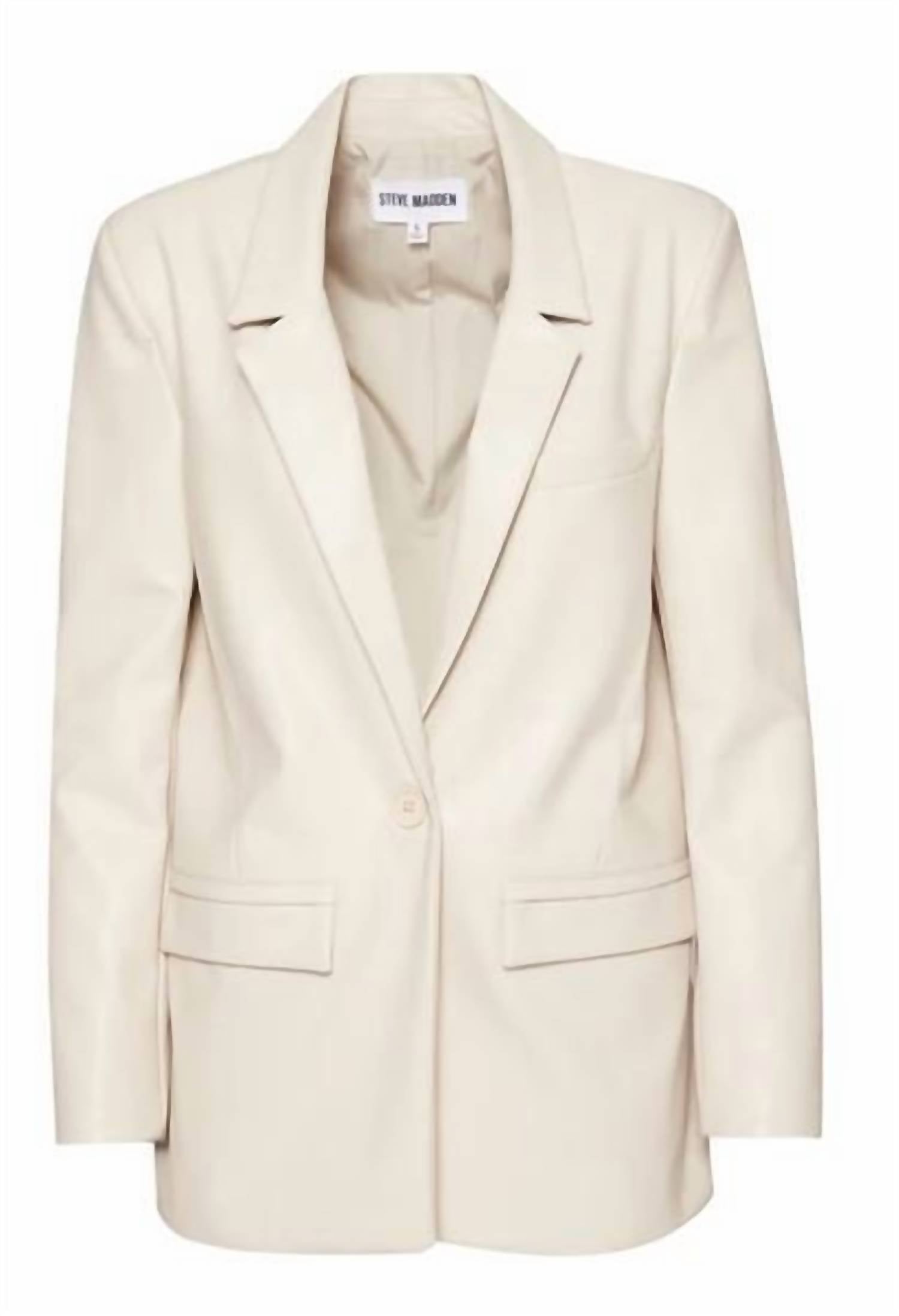 STEVE MADDEN Women's Audrey Jacket in bone - women's jacket