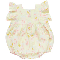 PINK CHICKEN Girls Elsie Bubble Onesies in pink lemonade - kids' item - detail view