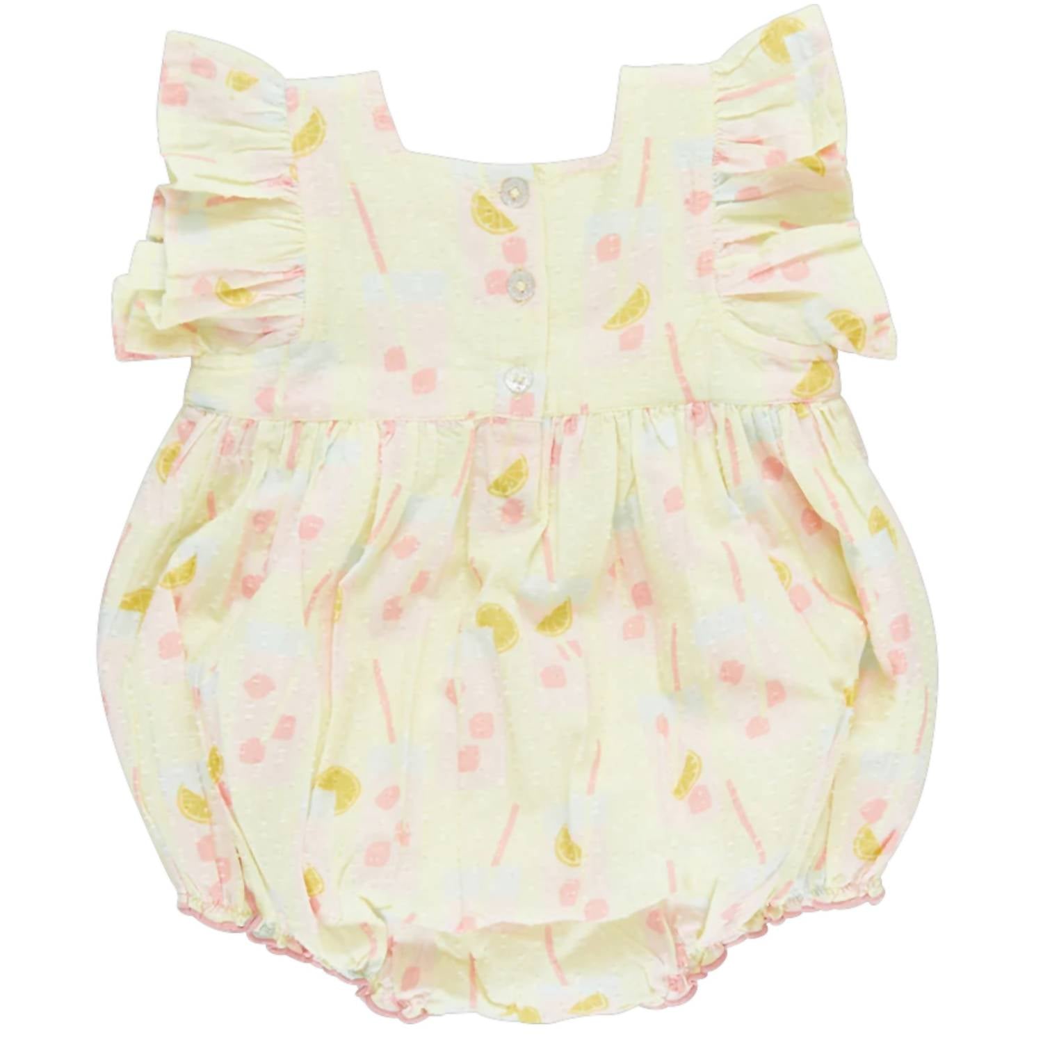 PINK CHICKEN Girls Elsie Bubble Onesies in pink lemonade - kids' item - detail view