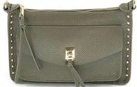 BC Handbags Women's Envelope Crossbody Bag in olive - women's bag - detail view