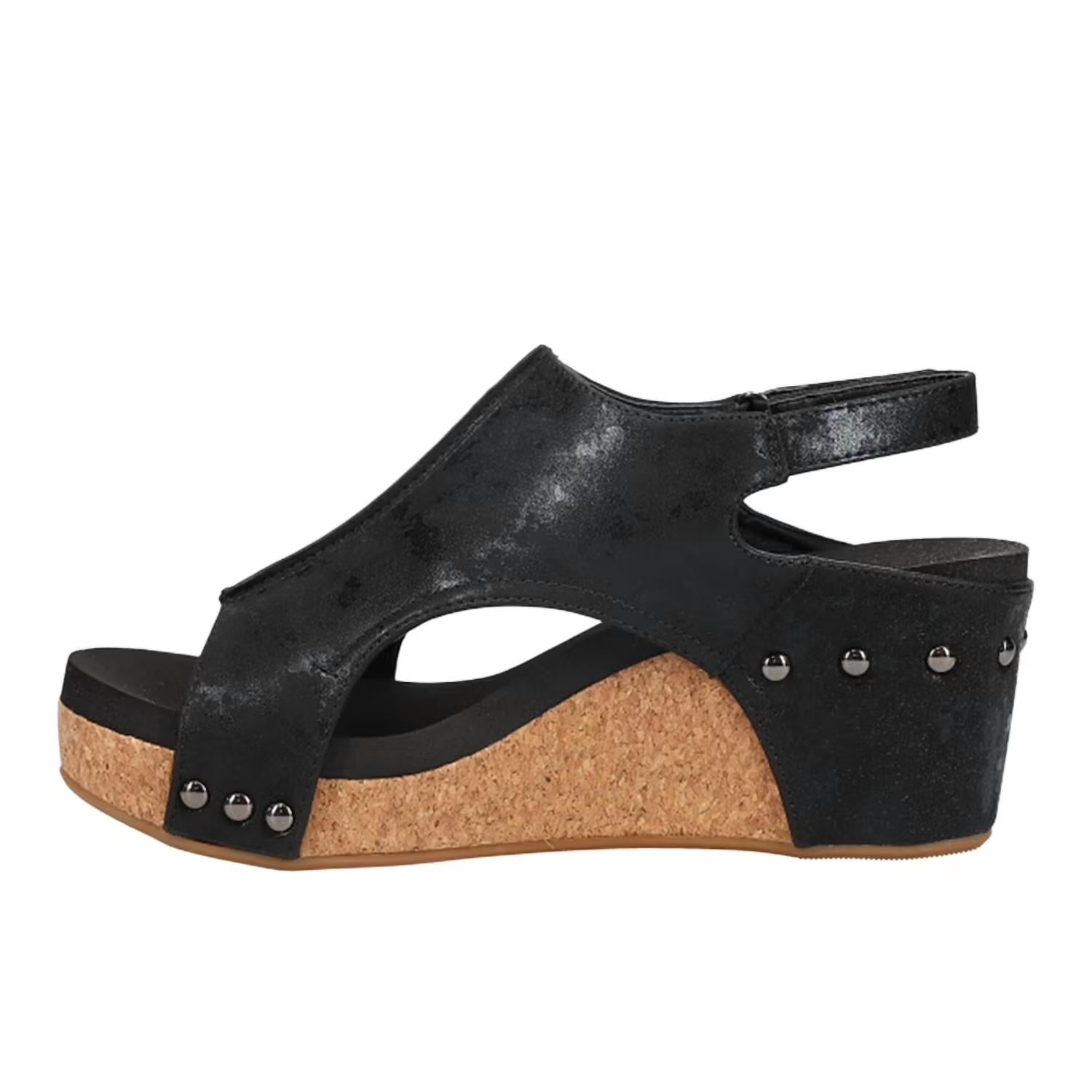 Boutique By Corkys - Women's Carley Studded Slingback Wedge