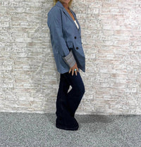 Hiddenbrand - The Clean Cut-structured Blazer With Pattern Cuff