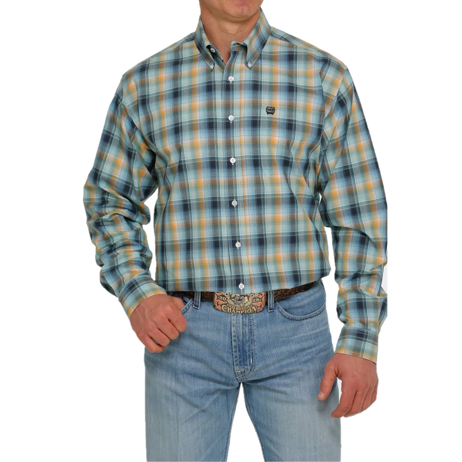 Cinch - Plaid Button Down Shirt