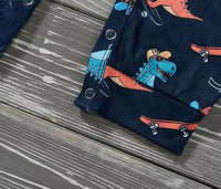 Pete + Lucy - Boys Roar Riders Romper