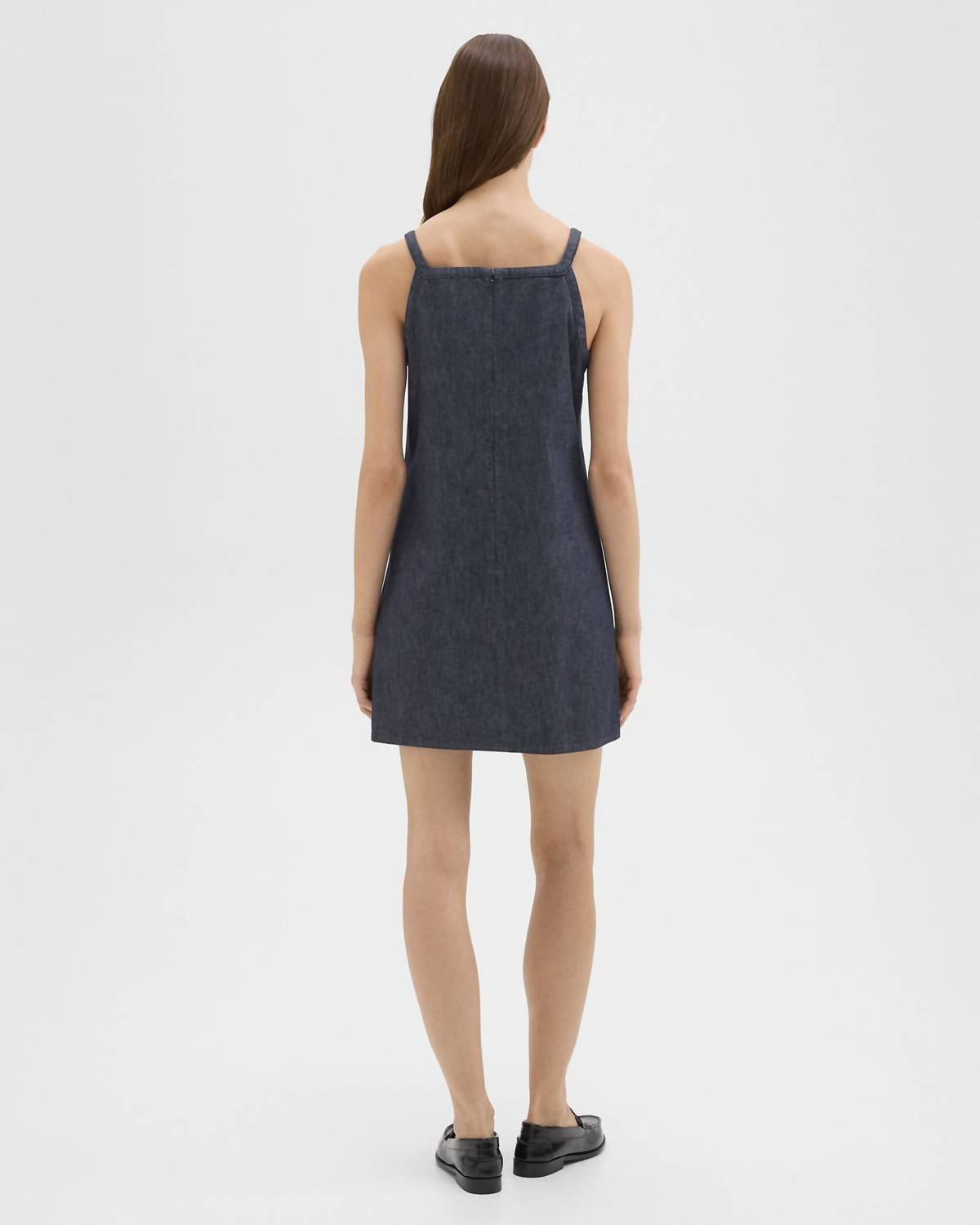 Theory - Square Neck Mini Dress