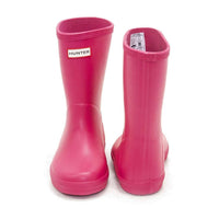 HUNTER Girls First Classic Rain Boots in bright pink - kids' shoe - view 4