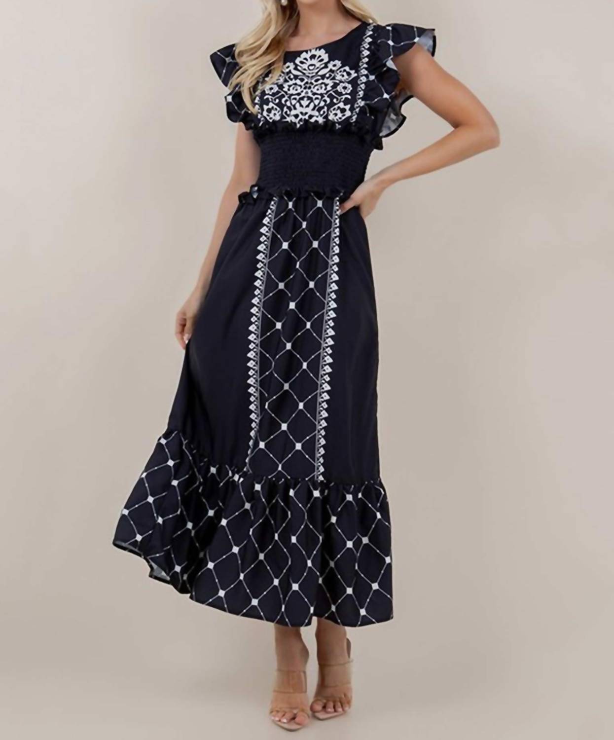 Sundayup - Ruffle Midi Dress