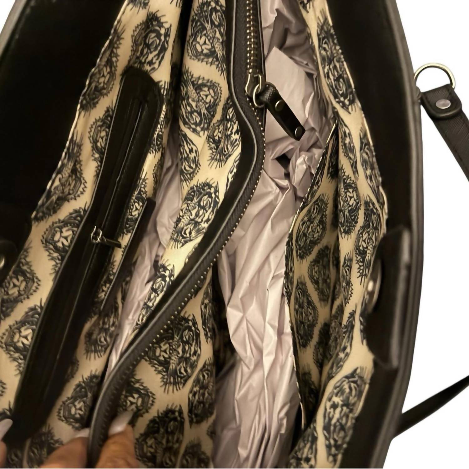 Ed Hardy Women's Skull Graphic Tote Bag in multi - women's bag - alternate view