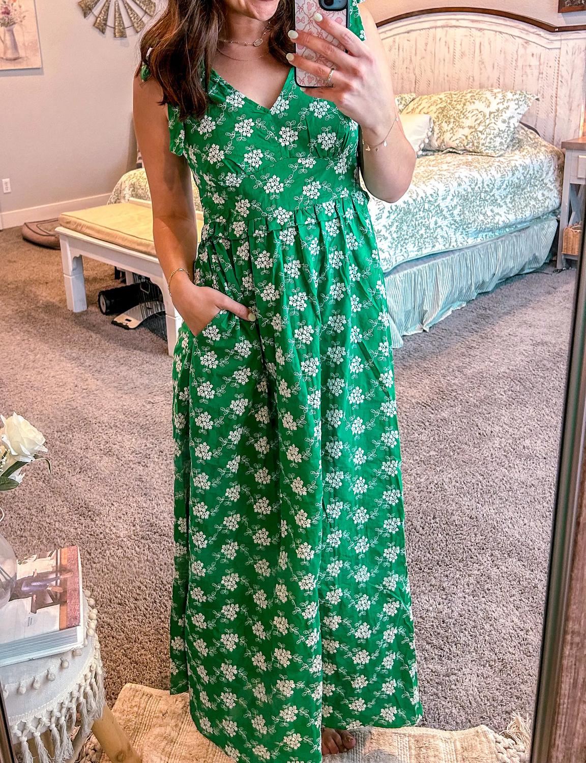 Lovely Melody - Women's Embroidery Sleeveless Maxi Dress