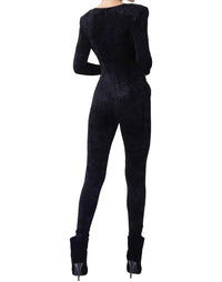 Ronny Kobo - Rhoades Jumpsuit With Crystal Brooch Detail