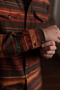 Iron & Resin Men's Flatland Shirt in brown - men's shirt - alternate view