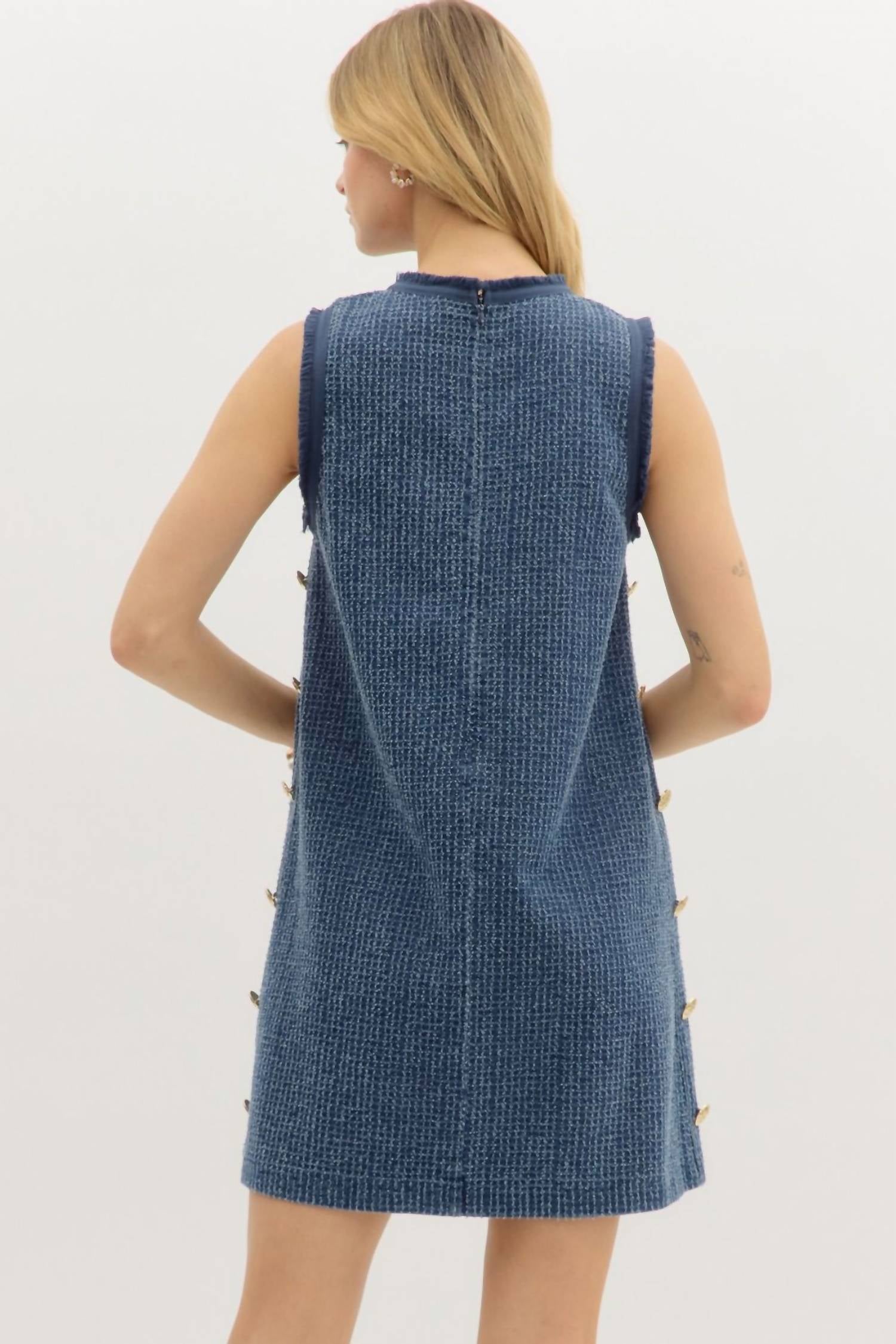 Entro - Twill & Trim Dress