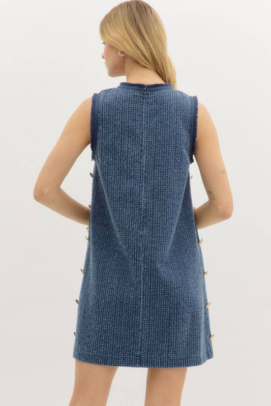 Entro - Twill & Trim Dress