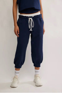 Free People - Flutter Cropped Joggers