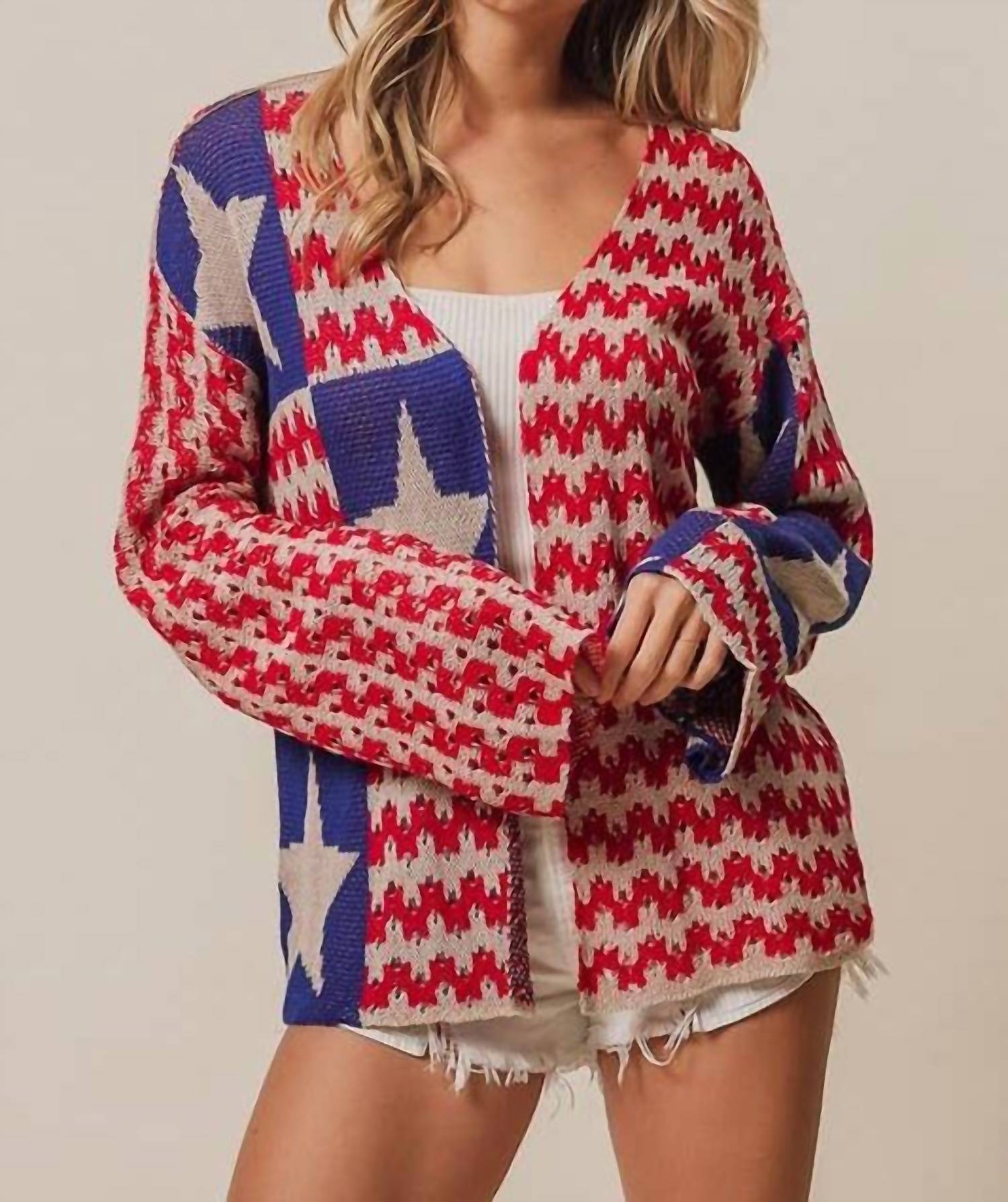 Vanilla Monkey - Liberty Open-front Cardigan