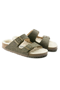 Birkenstock - Unisex Arizona Rivet Wool Felt Narrow Sandals