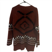 T Tahari - Women's Long Aztec Cardigan
