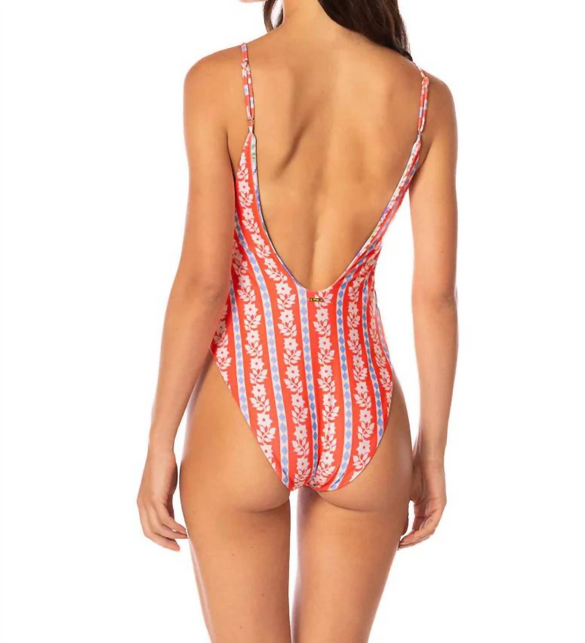 MAAJI Vintage Bloom Reversible Callie One Piece in multicolor - women's swimwear - detail view