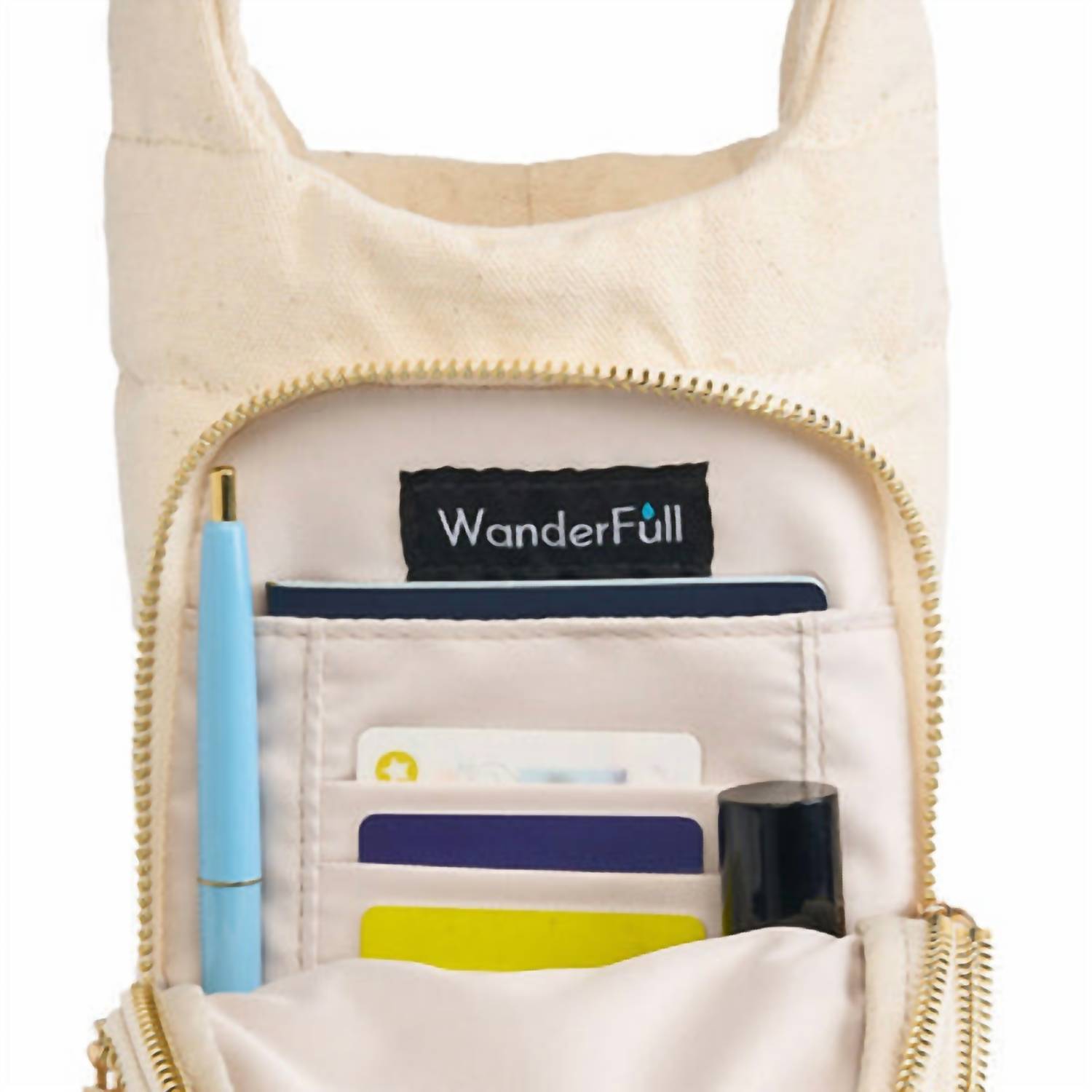 Wanderfull - Women's Canvas Lobster Embroidery Hydrobag