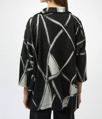 Joseph Ribkoff - Abstract Blazer With Pockets