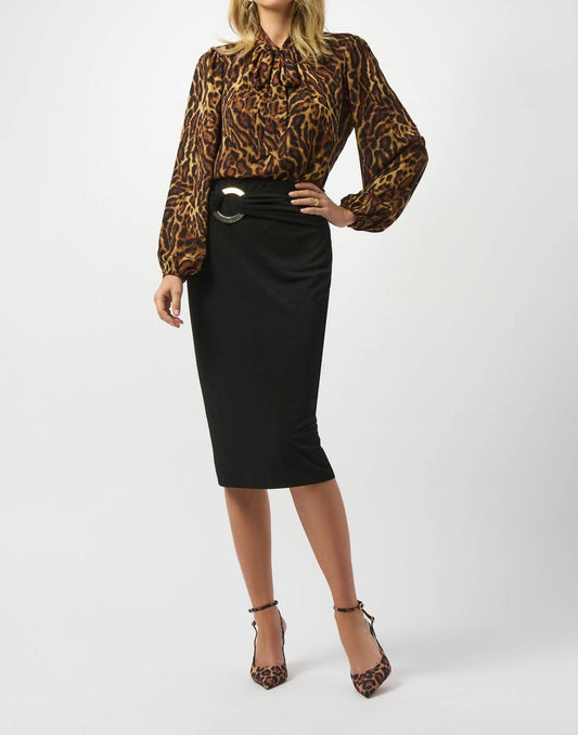 Joseph Ribkoff - Fannie Belt Skirt