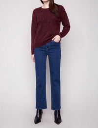 Charlie B - Braided Love Crew Neck Sweater