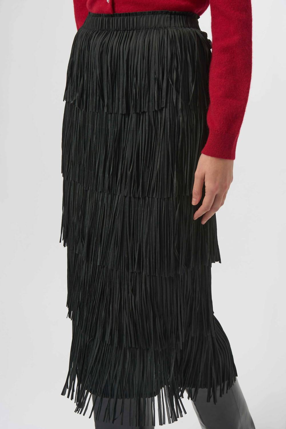 Joseph Ribkoff - Pandora Pleated Pencil Midi Skirt