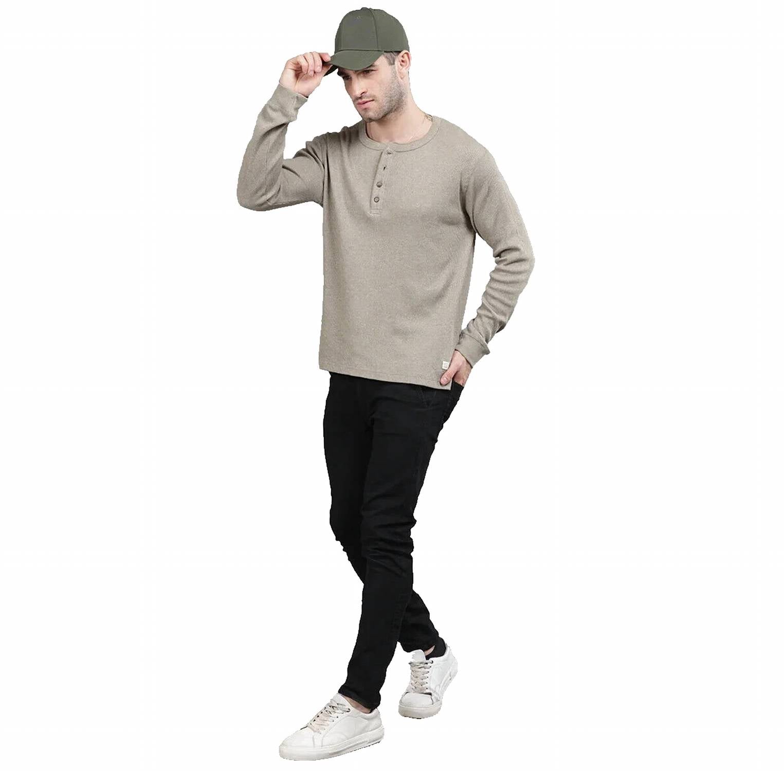 Marine Layer - Long Sleeve Merino Blend Sweater Henley