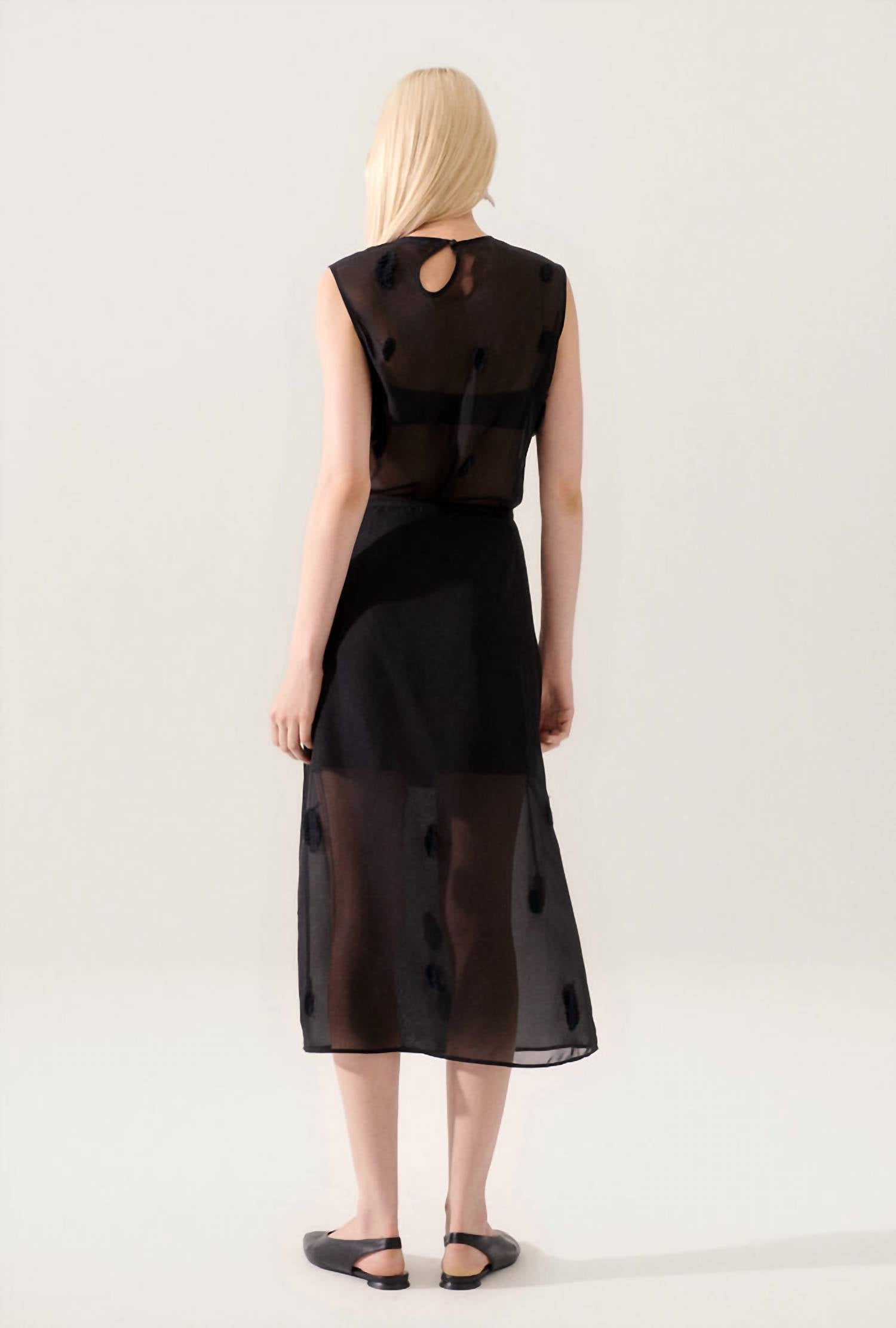 Silk Laundry - Feather Wrap Skirt