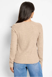 Nic + Zoe - Soft Thermal Button Detail Sweater