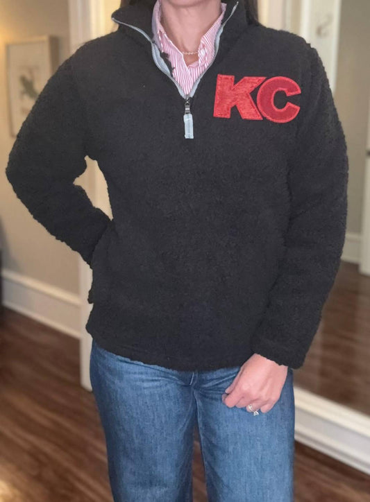 Locale - Kc Sequin Sherpa Sweater