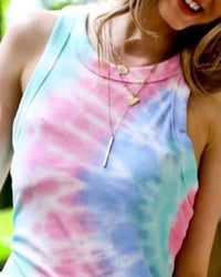Mazik - Tie Dye Ribbed Tank Top