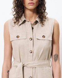 Frnch - Button Collared Maxi Dress