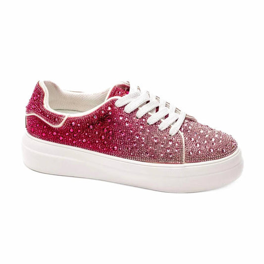 Corkys Footwear - Women's Bedazzle Ombre Sneakers