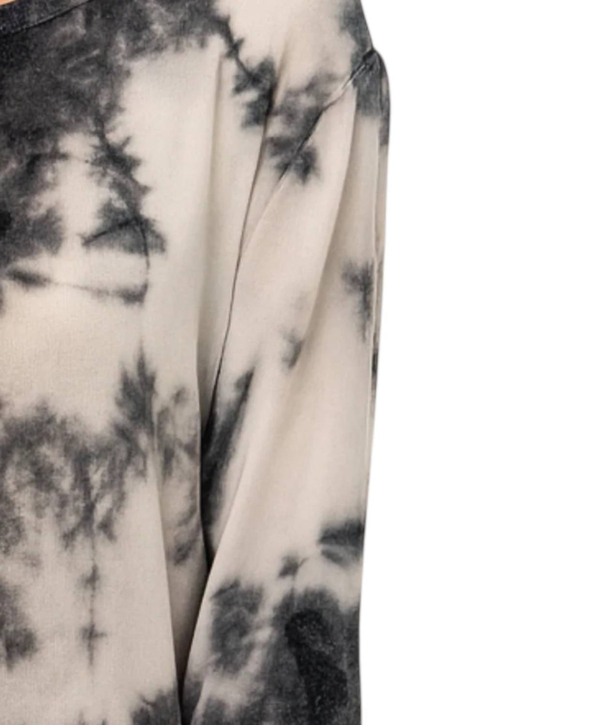 French Kyss - Tie Dye Scoop Neck Top