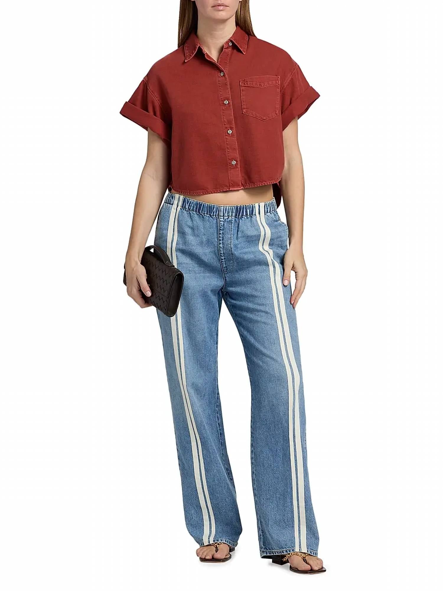 Rag & Bone - Denim Crop Top