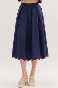 Entro - Totally Tulips Midi Skirt